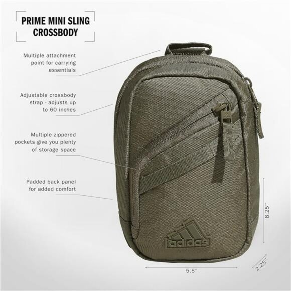 Mini Sling Crossbody Bag Small Travel Shoulder Bag Festival Adjustable Strap - Picture 2 of 6